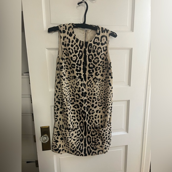 Dolce & Gabbana leopard print shift dress ASO Gossip Girl - Picture 3 of 6